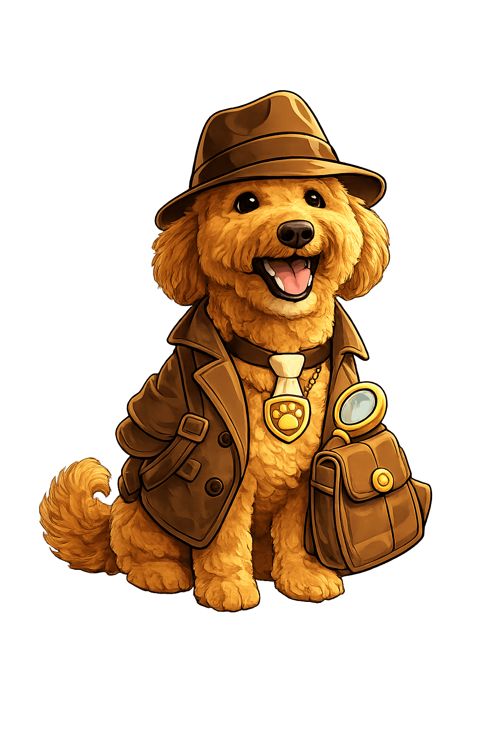 Copper the golden doodle