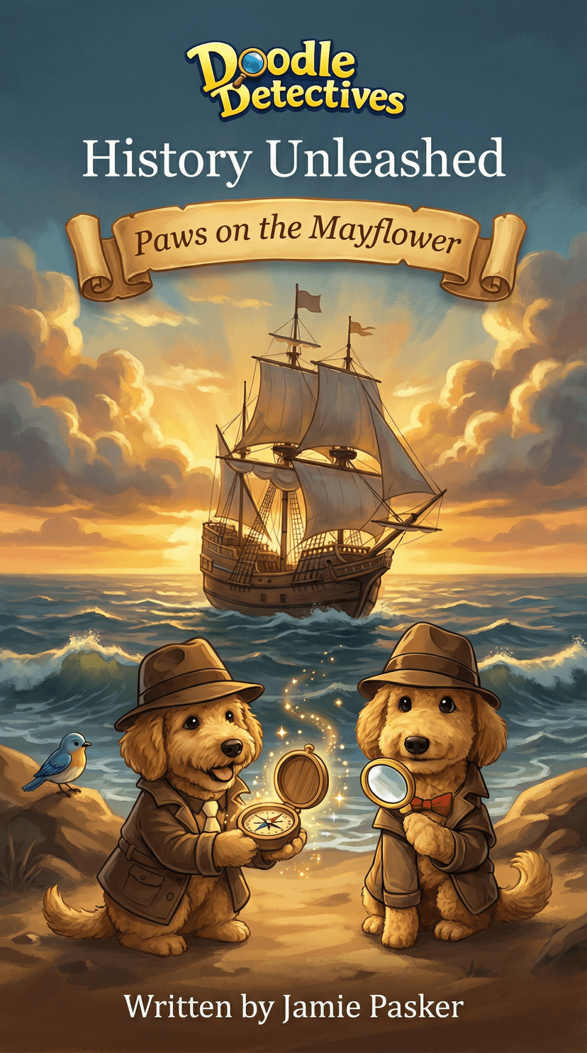 Paws on the Mayflower Book Cover