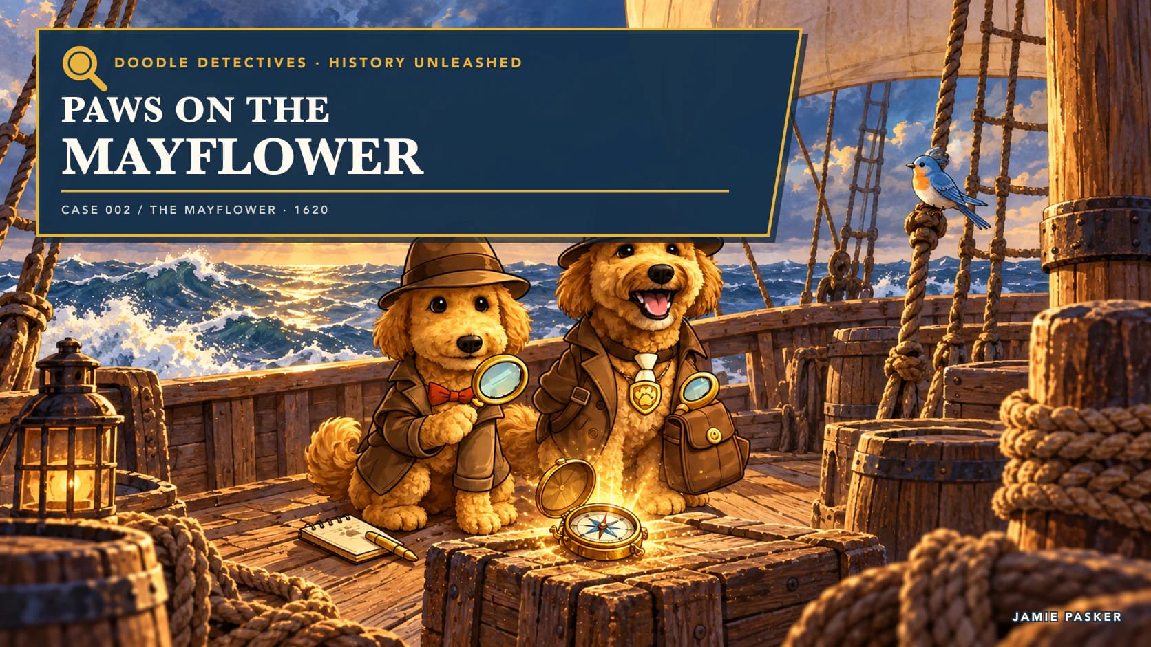 Paws on the Mayflower book cover